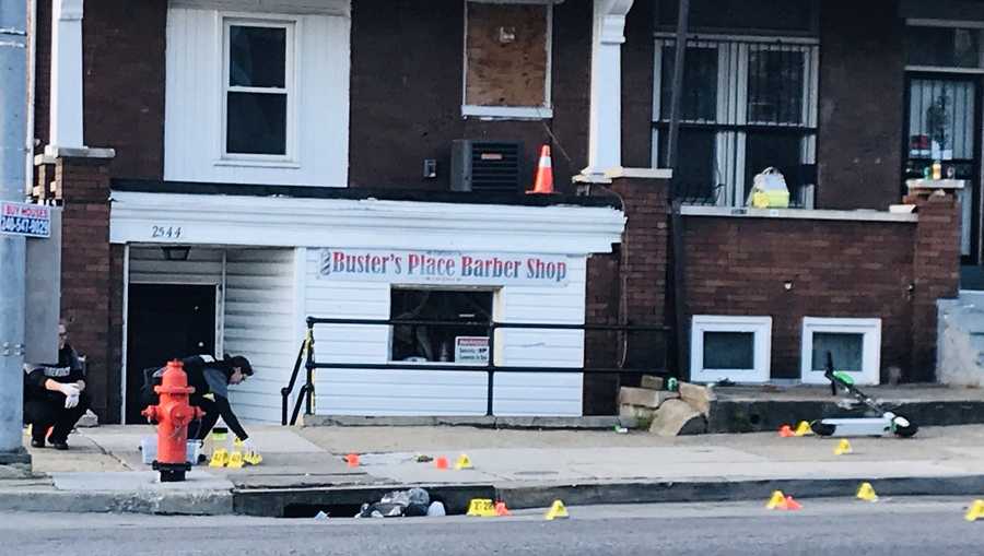 1 dead after seven people shot in west Baltimore