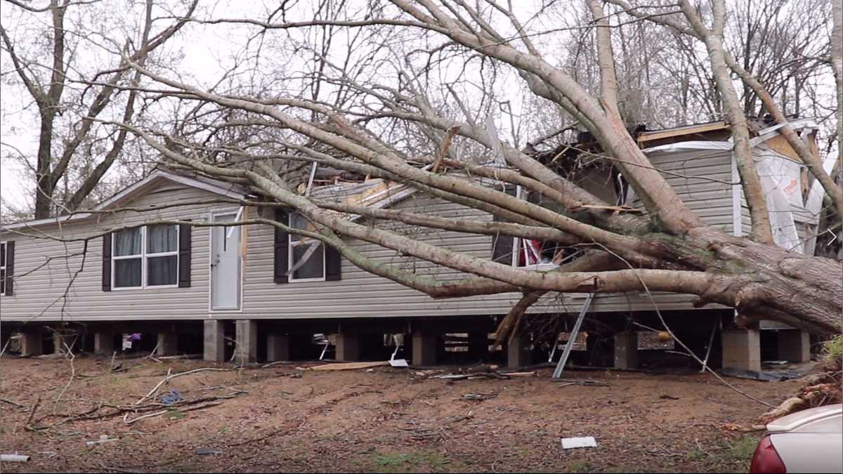 Photos: Storms produce tornadoes in Central Mississippi