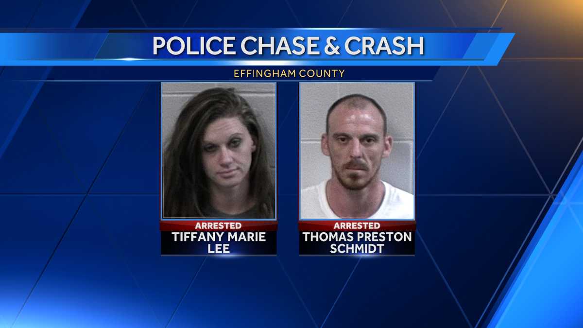 Two arrested following police chase, crash in Effingham County