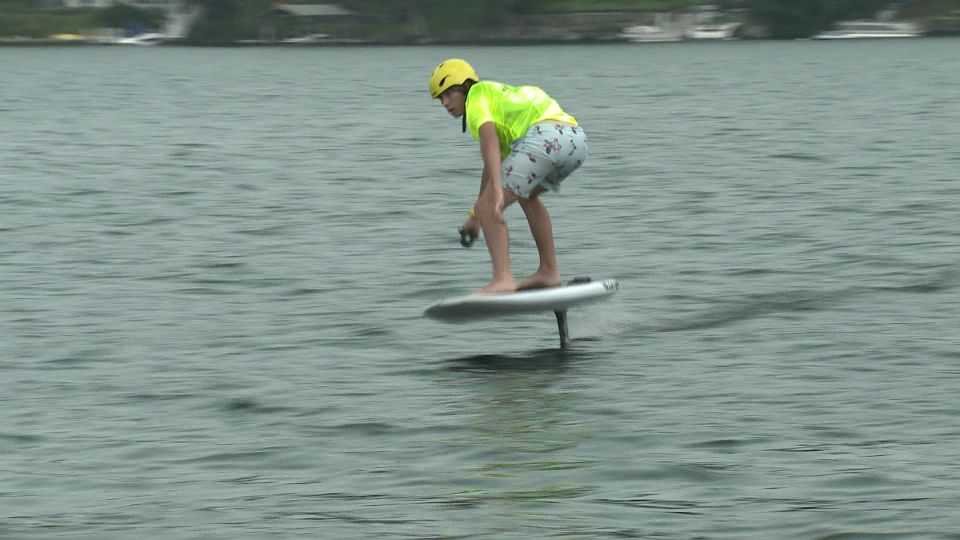 hovering surfboard