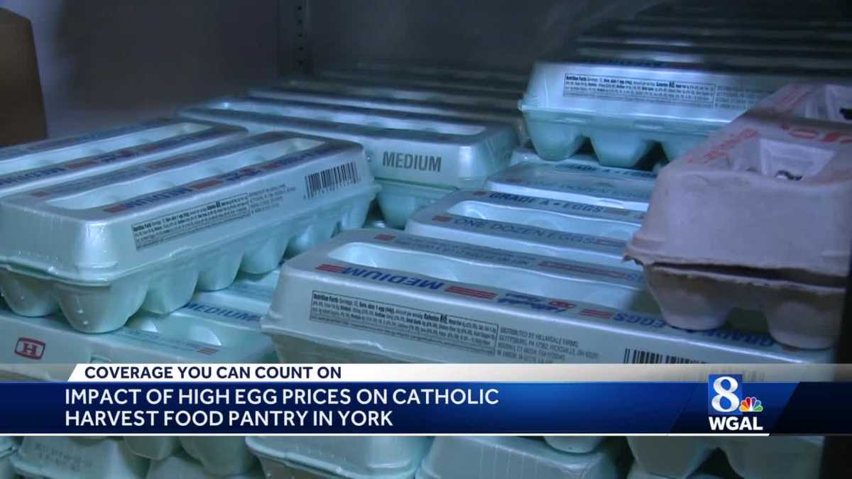 Rising egg prices are affecting food pantries