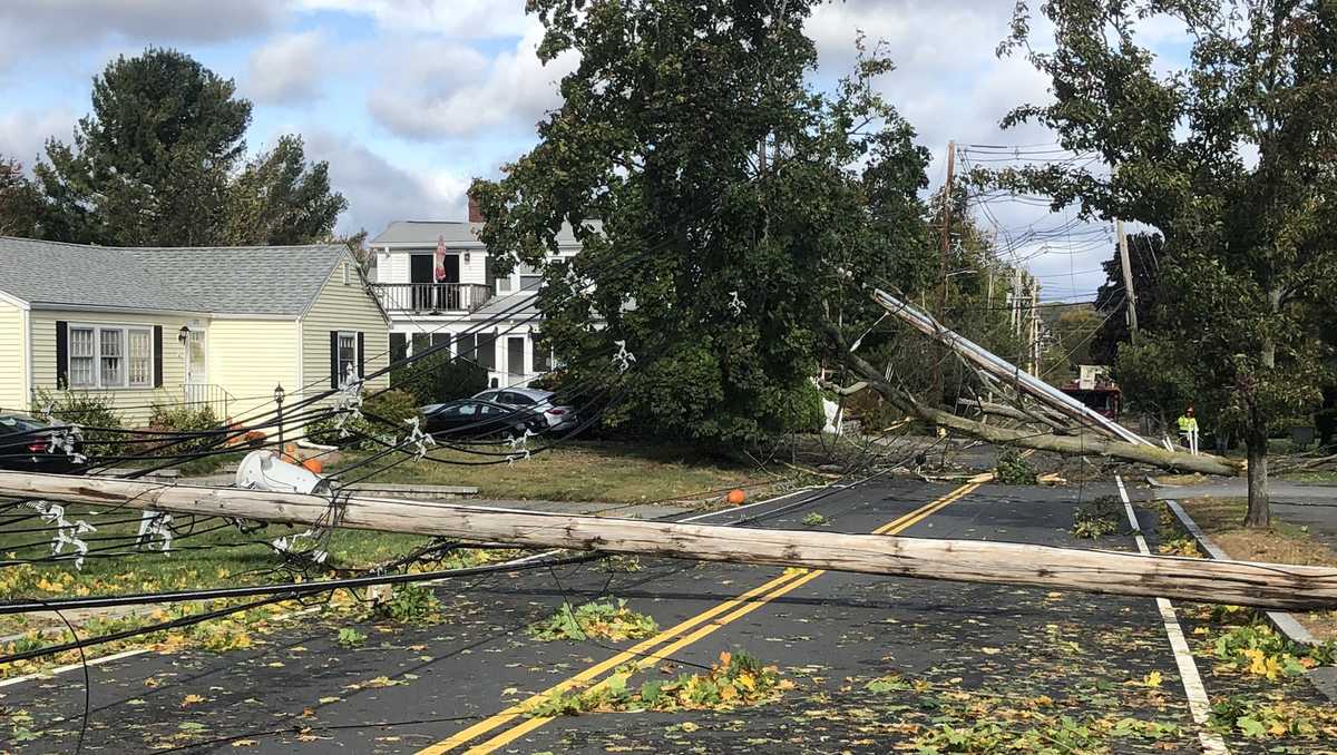 Images: Powerful storm leaves trail of damage across state