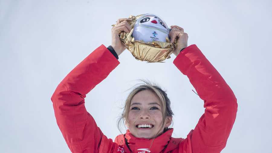 Eileen Gu: Chinese American skier wins gold at Winter Olympics 