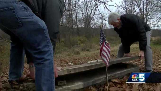 Revolutionary War veterans' remains threatened by erosion