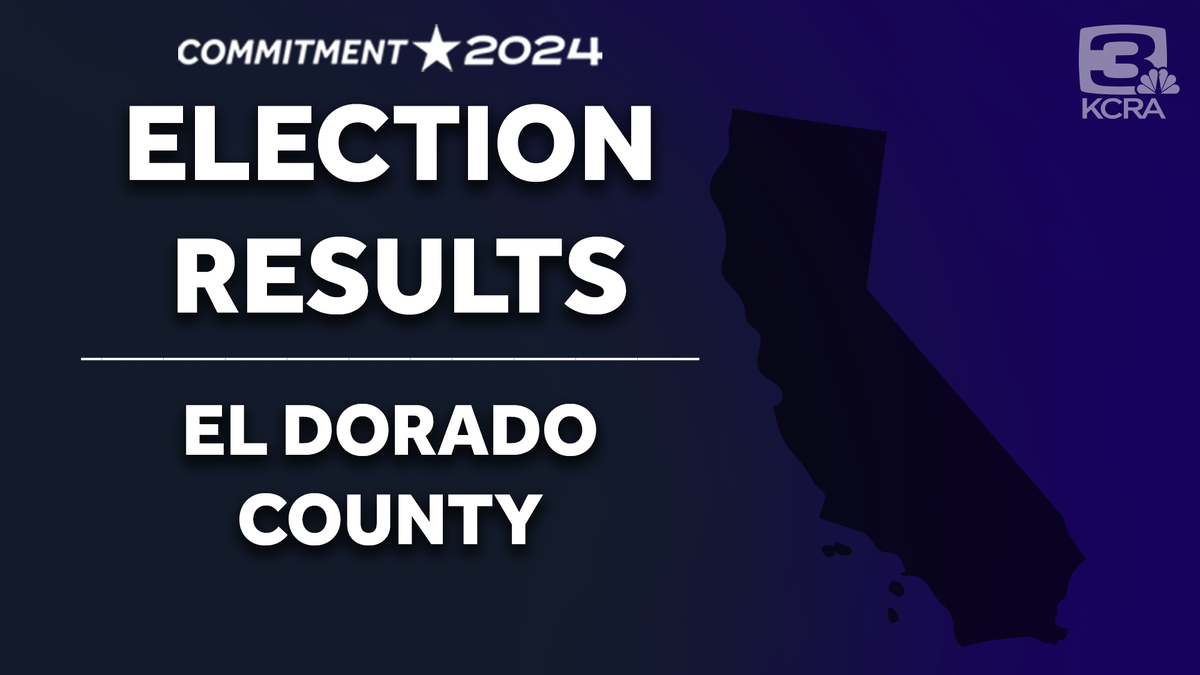 California 2024 General Election El Dorado County results