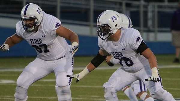 Elder is back on top of the Blitz 25 in part due to their great offensive line play, anchored by Luke Kandra (67) and Jakob James (78).