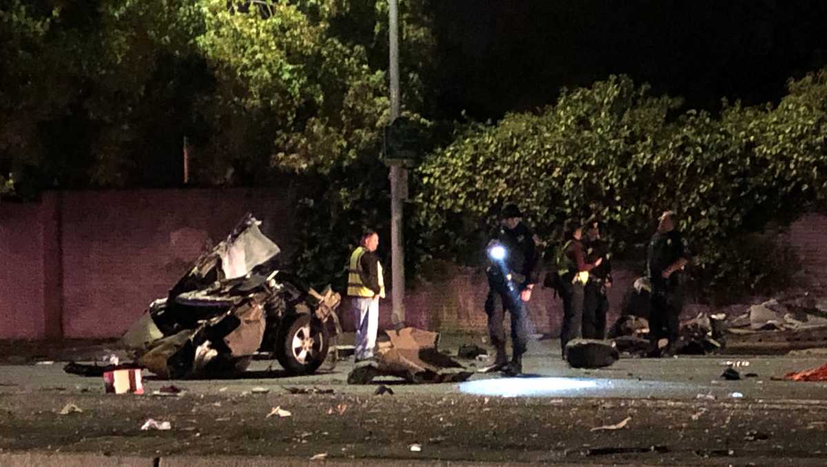 Driver killed, car breaks into pieces on Elkhorn Boulevard in ...