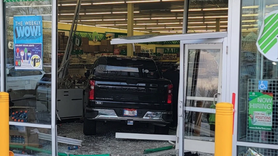 Truck crashes into Maine Dollar Tree; 5 hospitalized