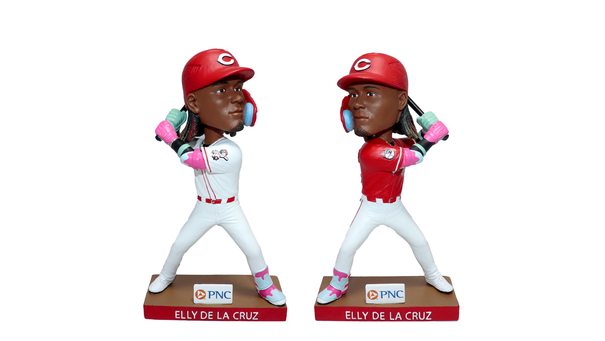 ELLY DE LA CRUZ ボブルヘッド 2024 Elly De La Cruz Cincinnati Reds City Connect Bobblehead