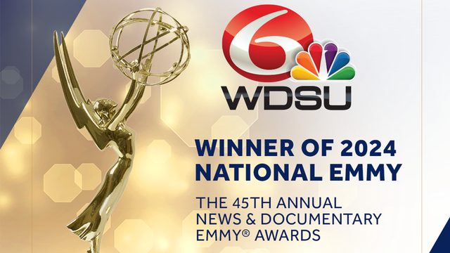 WDSU honored with prestigious national Emmy award 