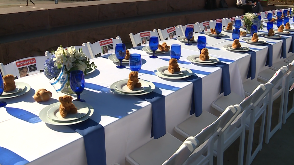 Cincinnati Jewish Federation sets up empty Shabbat table to symbolize ...