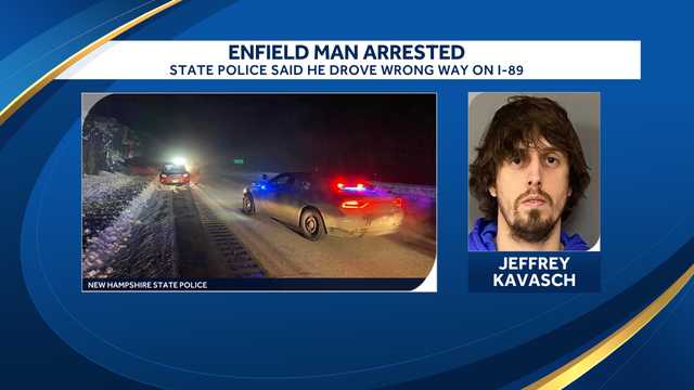 Enfield man arrested for driving wrong way on I-89, state police say - Vimarsana News