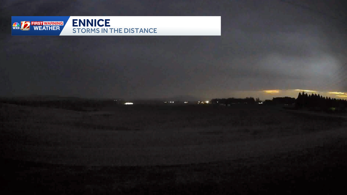 Isolated Saturday night storm chances | Hot 80s on Sunday around North Carolina