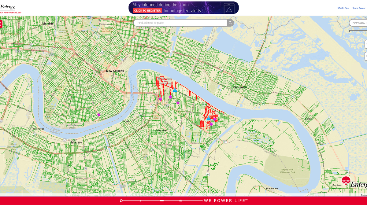 Power Outage Reported In Algiers