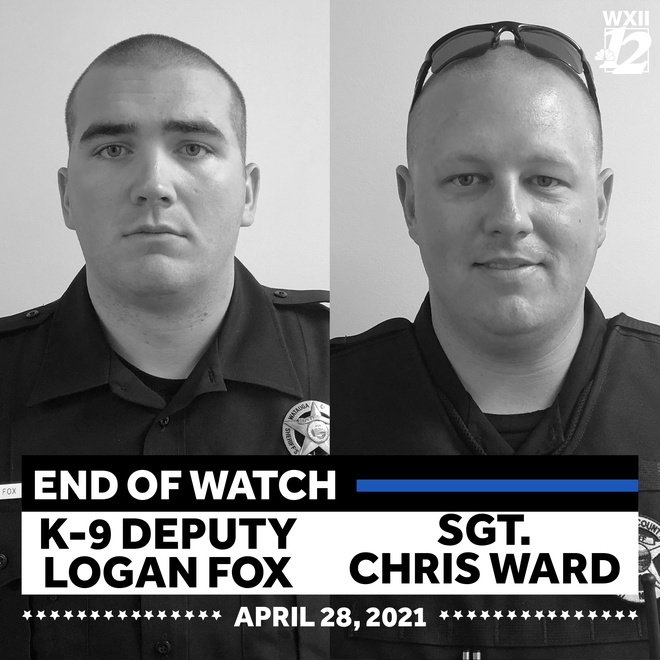 k-9 deputy logan fox, sgt. chris ward