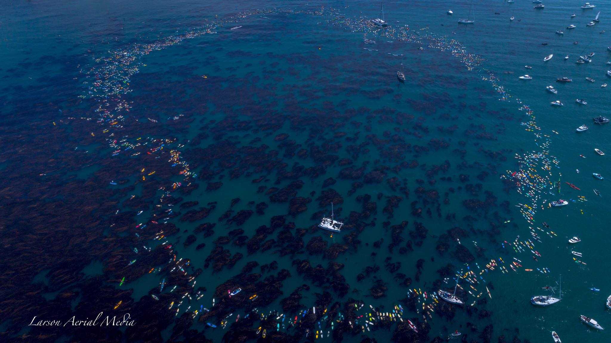 Honoring Jack O Neill Thousands paddle out in Santa Cruz