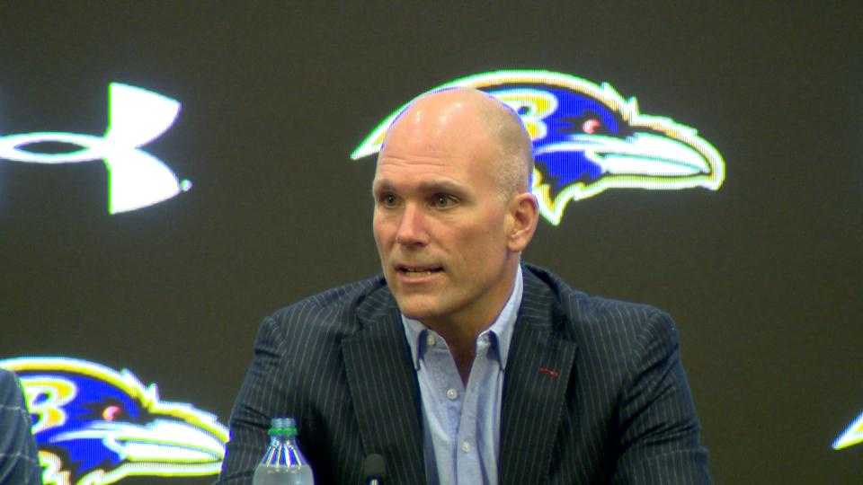 WATCH: Ravens GM Eric DeCosta has not spoken to Lamar Jackson