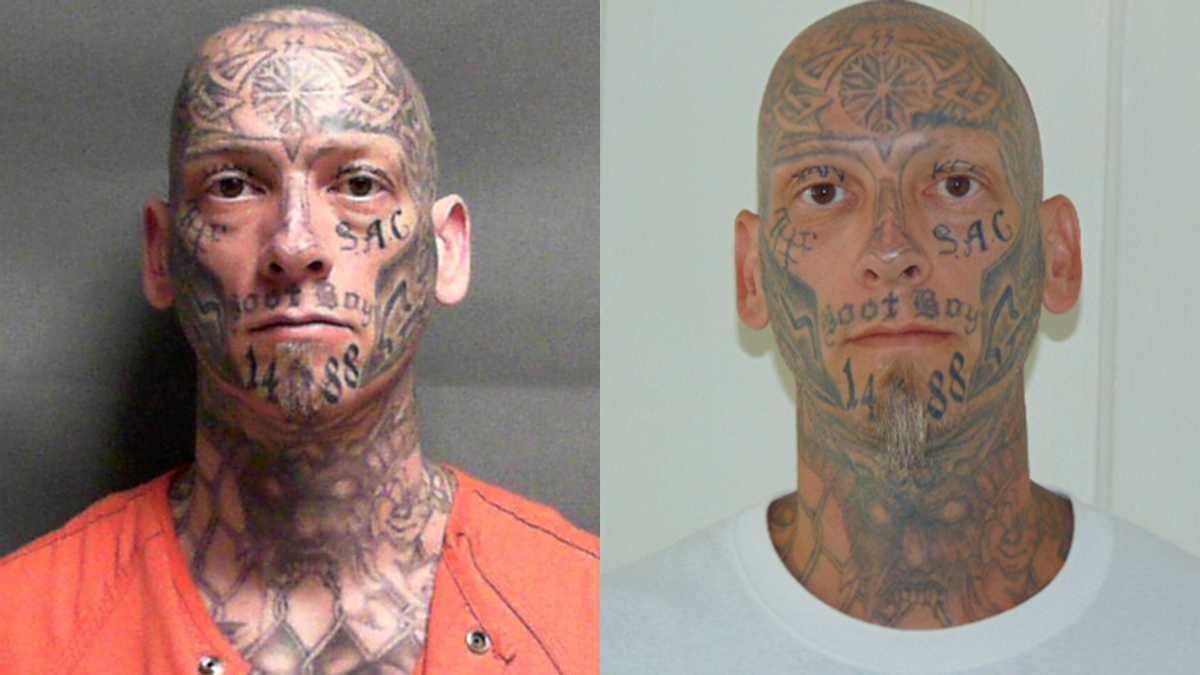 Heavily-tattooed fugitive captured