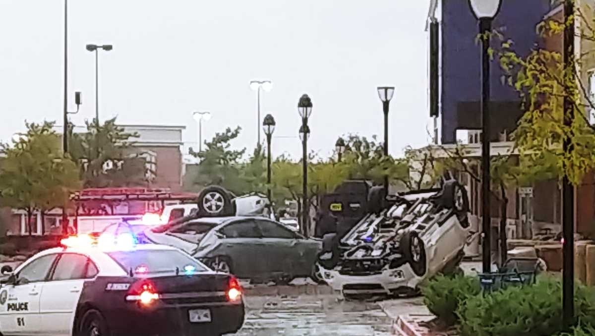 Severe storms flip vehicles, cause damage in central Oklahoma