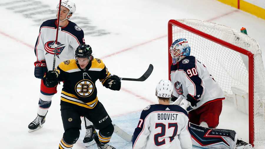 Bruins beat Blue Jackets, improve upon NHL's best record