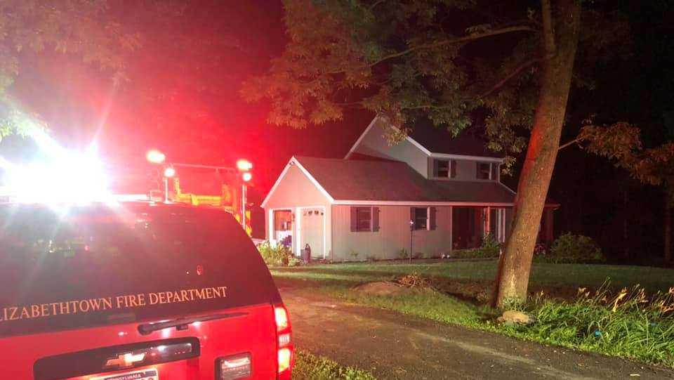 Elizabethtown house fire displaces 4