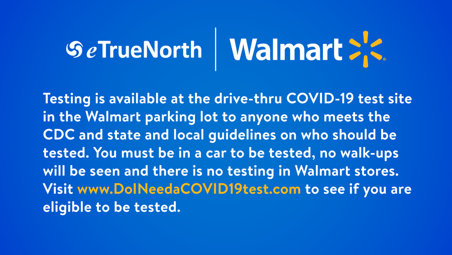 covid 19 testing available in parking lot of two wyandotte county walmart stores an appointment is necessary