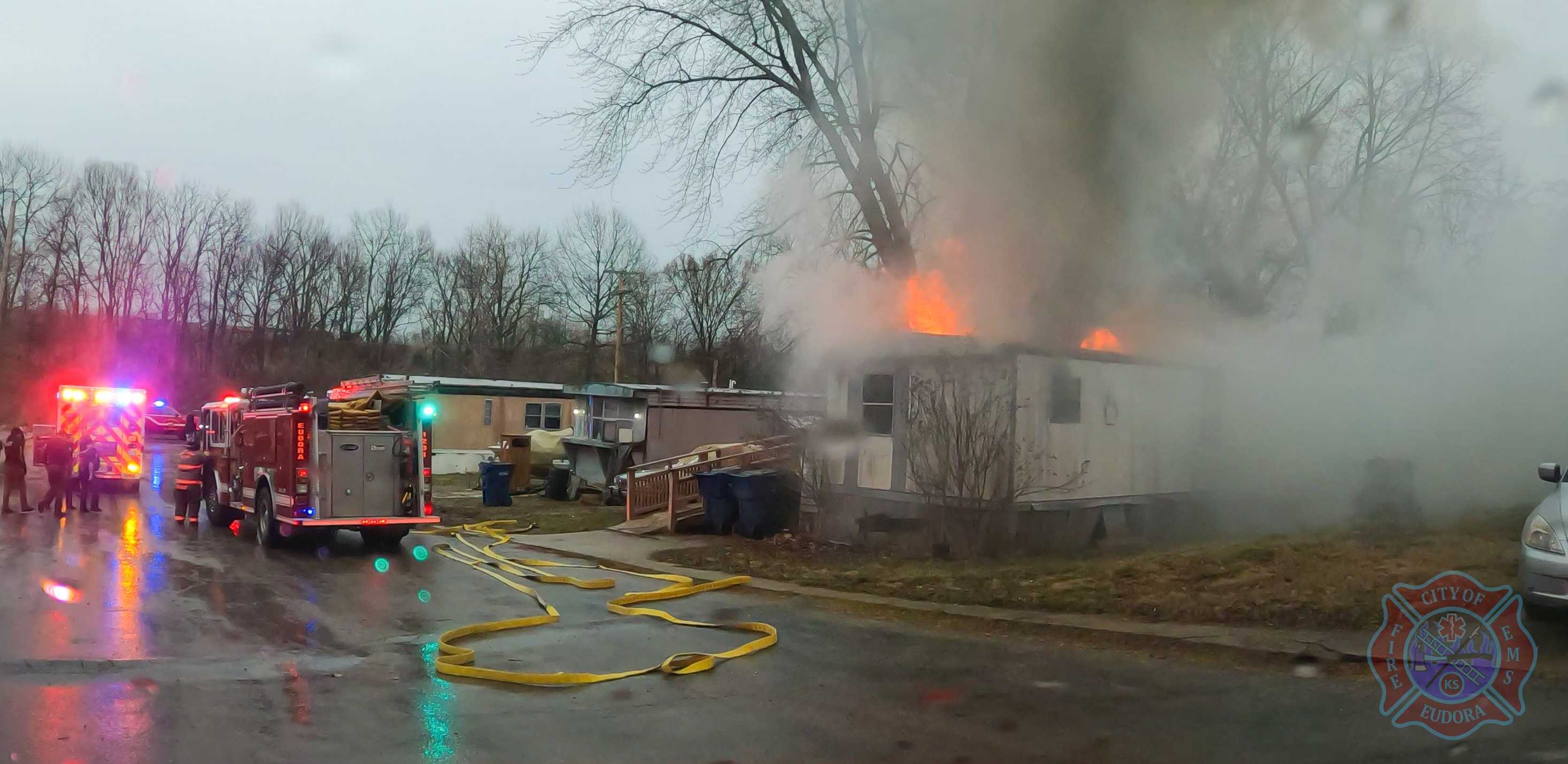 1 Hospitalized After Fire Leaves Eudora Mobile Home A Total Loss