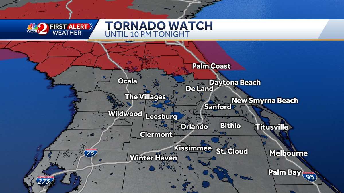 Severe storms possible Monday in Central Florida