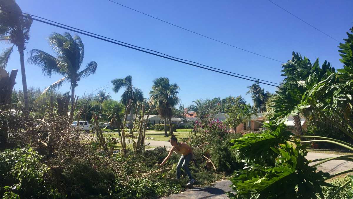 Residents removing trees, debris caused by tornado