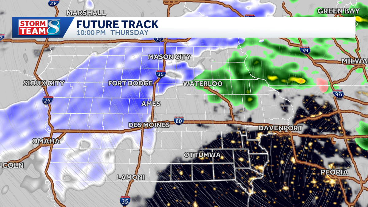 Snow outlook: When, where, and how much is possible this week in Iowa