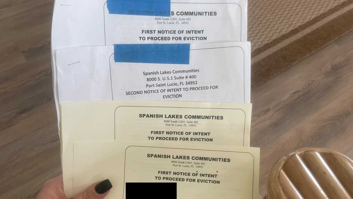 Eviction warnings continue at Florida mobile home park, property owner says it is the only option