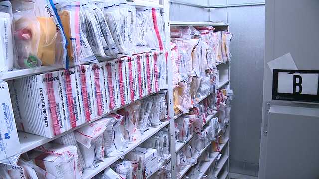 Inside the Omaha Police Department's evidence and property unit