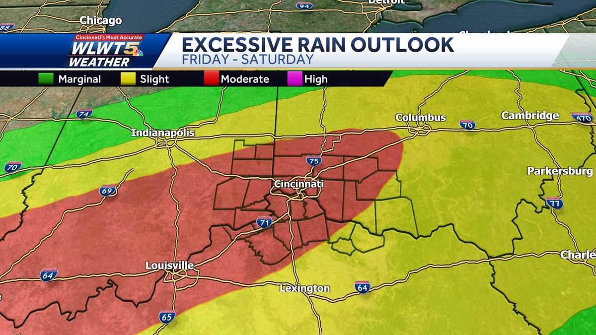 Thursday weather planner: Spotty showers make way for steady soaker ...