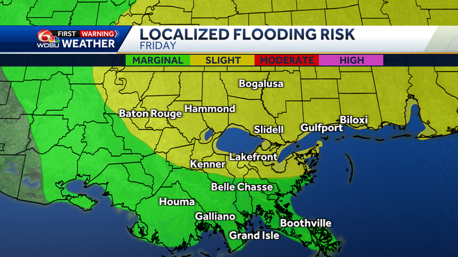 Flood risk Friday