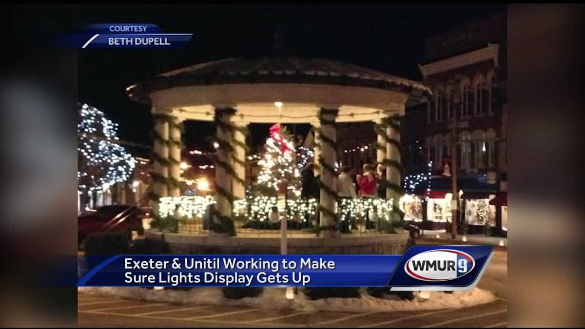 Unexpected issue threatens to keep Exeter downtown Christmas lights off