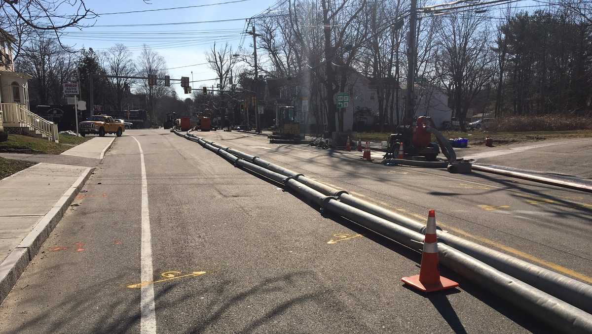 Roads closed after sewer main collapses in Exeter