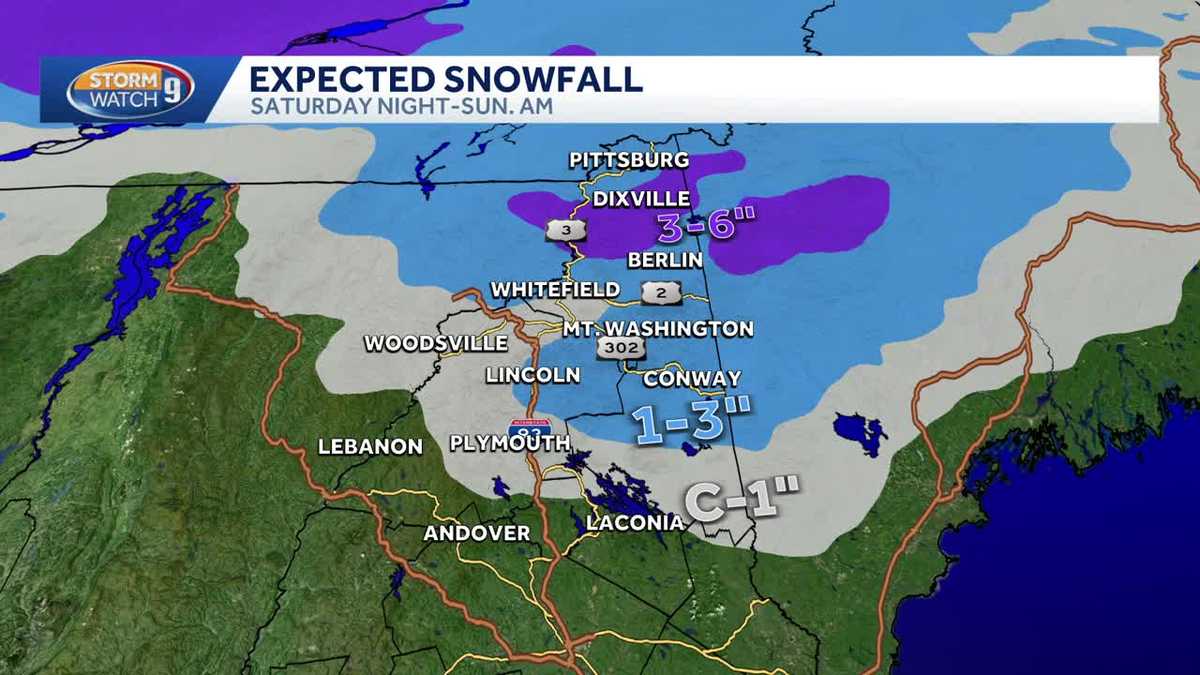 Rain, wintry mix, snow likely Saturday Night