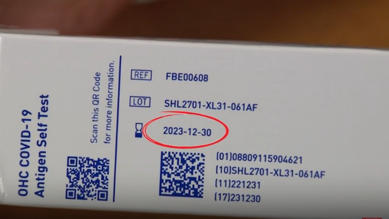 Free COVID tests from the government are arriving almost expired