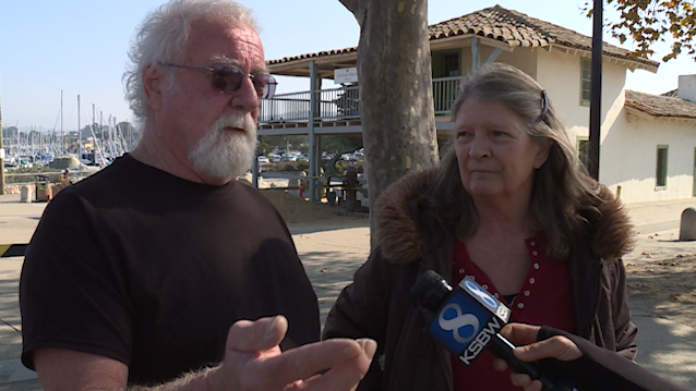 Stuart Eyles Couple flees fire on foot and comes to Monterey