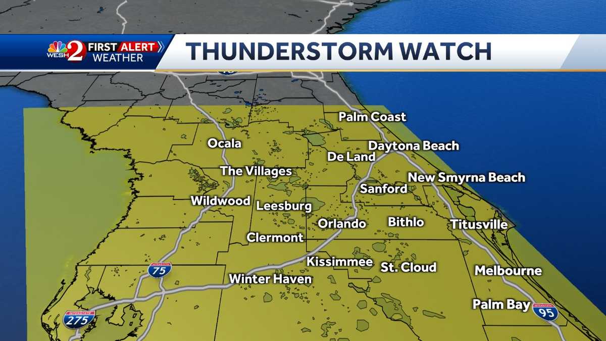 Florida Seeing Strong Storms Sunday