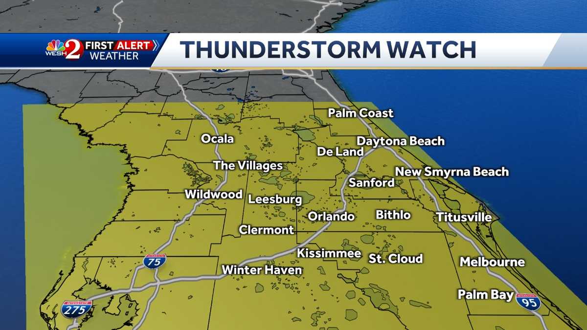 Florida Seeing Strong Storms Sunday Florida Seeing Strong Storms Sunday