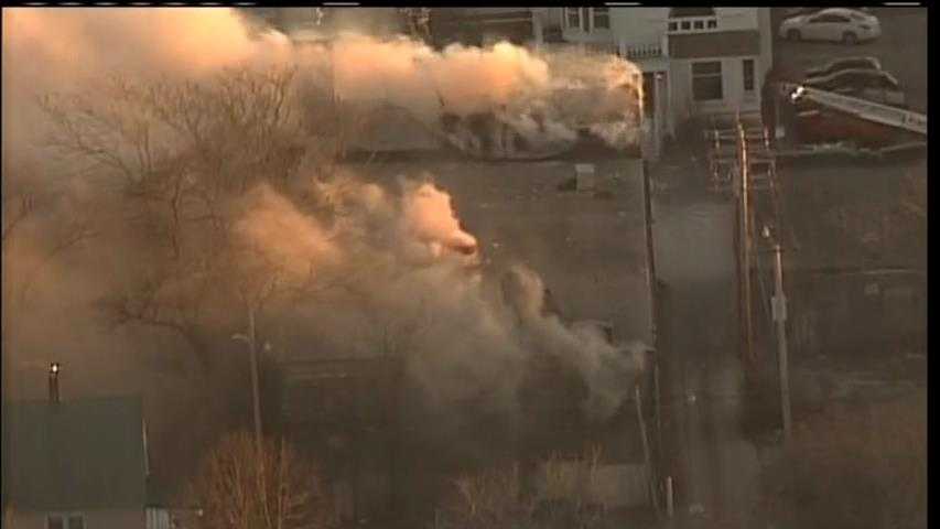 Photos: Building on fire on Milwaukee's near west side