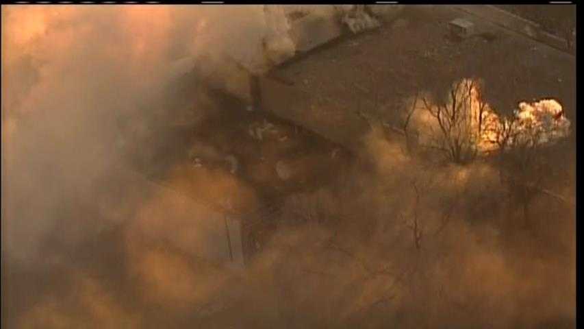 Photos: Building on fire on Milwaukee's near west side