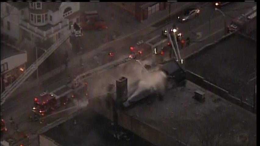Photos: Building on fire on Milwaukee's near west side