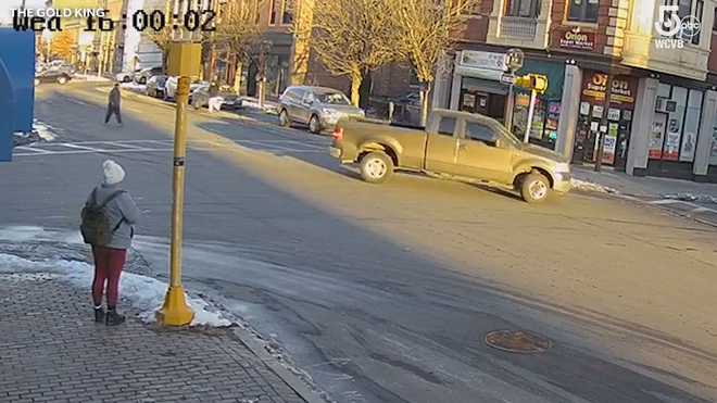 Video captures hit-and-run crash involving pedestrian in crosswalk