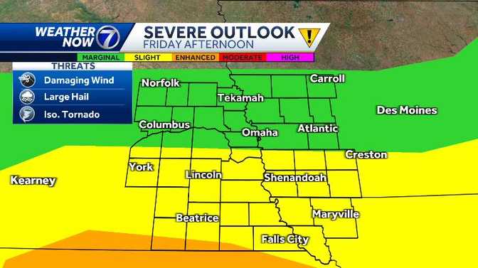 Strong To Severe Storms Possible Friday Afternoon Strong To Severe Storms Possible Friday Afternoon