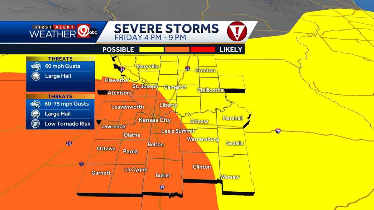 Severe storms power through the Kansas City area