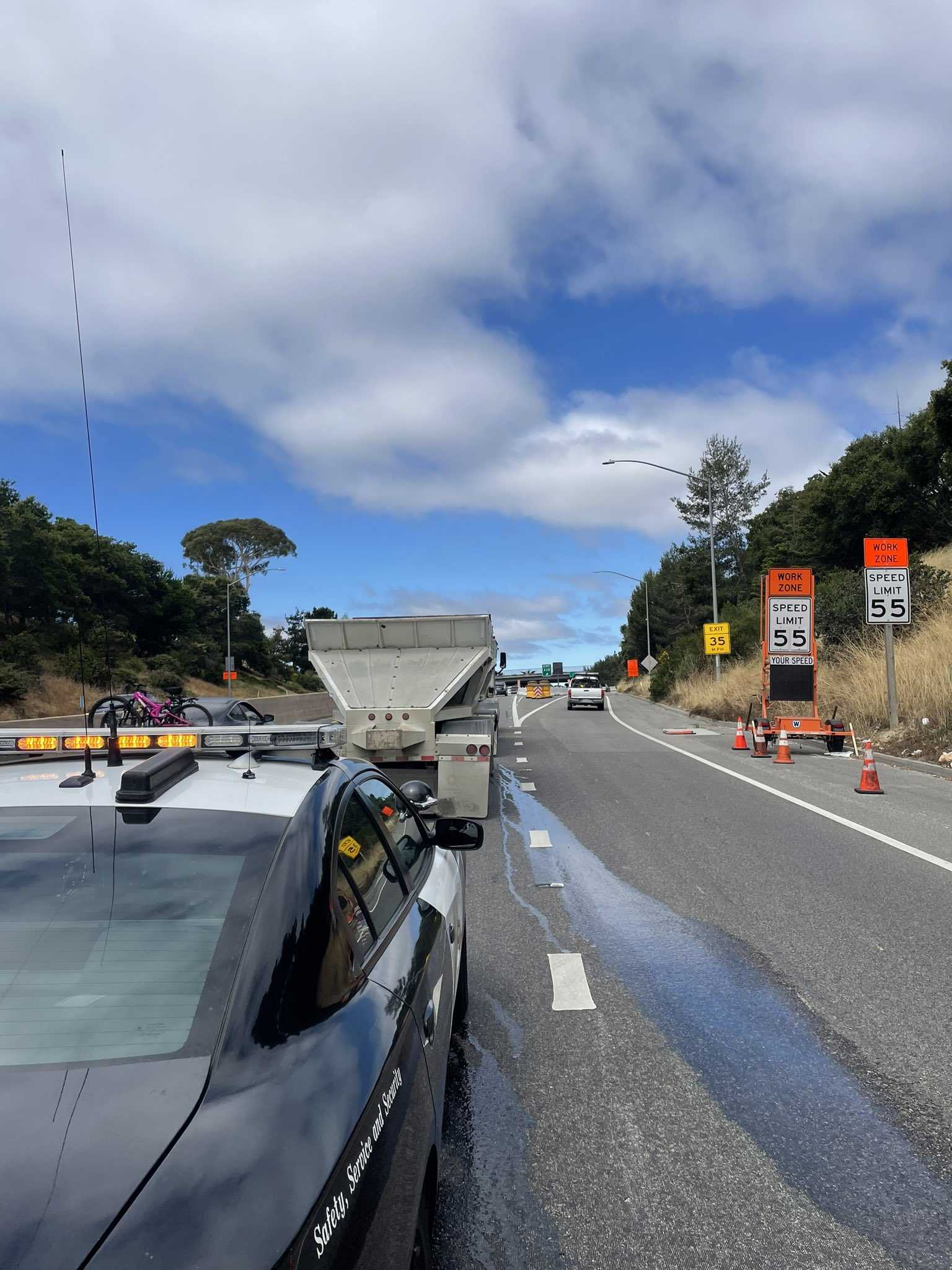 CHP issues heavy traffic alert on Highway 1 in Santa Cruz