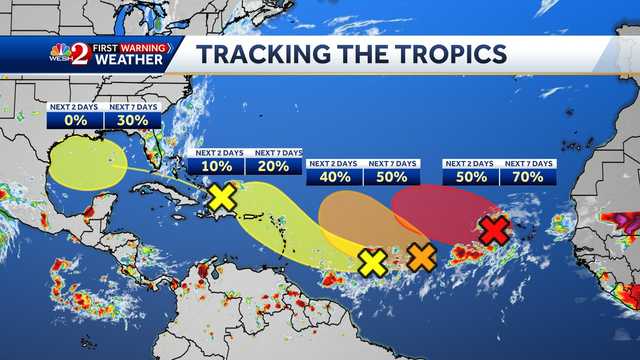 Tropics update: NHC tracking 4 disturbances - Vimarsana News