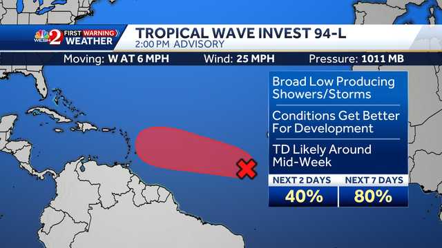 Storm tracker: Invest 94-L could become tropical depression - Vimarsana News